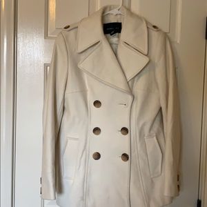 White Wool peacoat